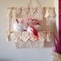 Macrame organizer hanging 