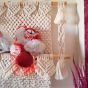 Macrame organizer hanging 