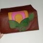 Genuine leather wallet made of leather