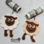 Sheep Keychain Medallion