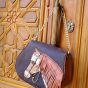 Genuine leather bag arabian horse