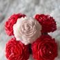 Scented candle rose bouquet