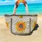 sun flower granny bag