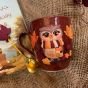 owl polymer clay mug