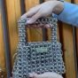Silver crystal bag