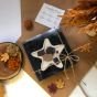 Chocolate star candle