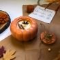 Pumpkin candle