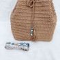 Crochet cross bag