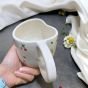 Handmade porcelain mug 