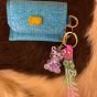 Keychain card holder