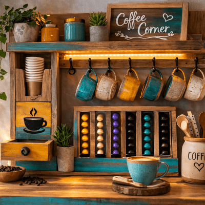 ركن الشاي والقهوة 